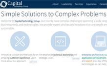 Tablet Screenshot of capitaltg.com